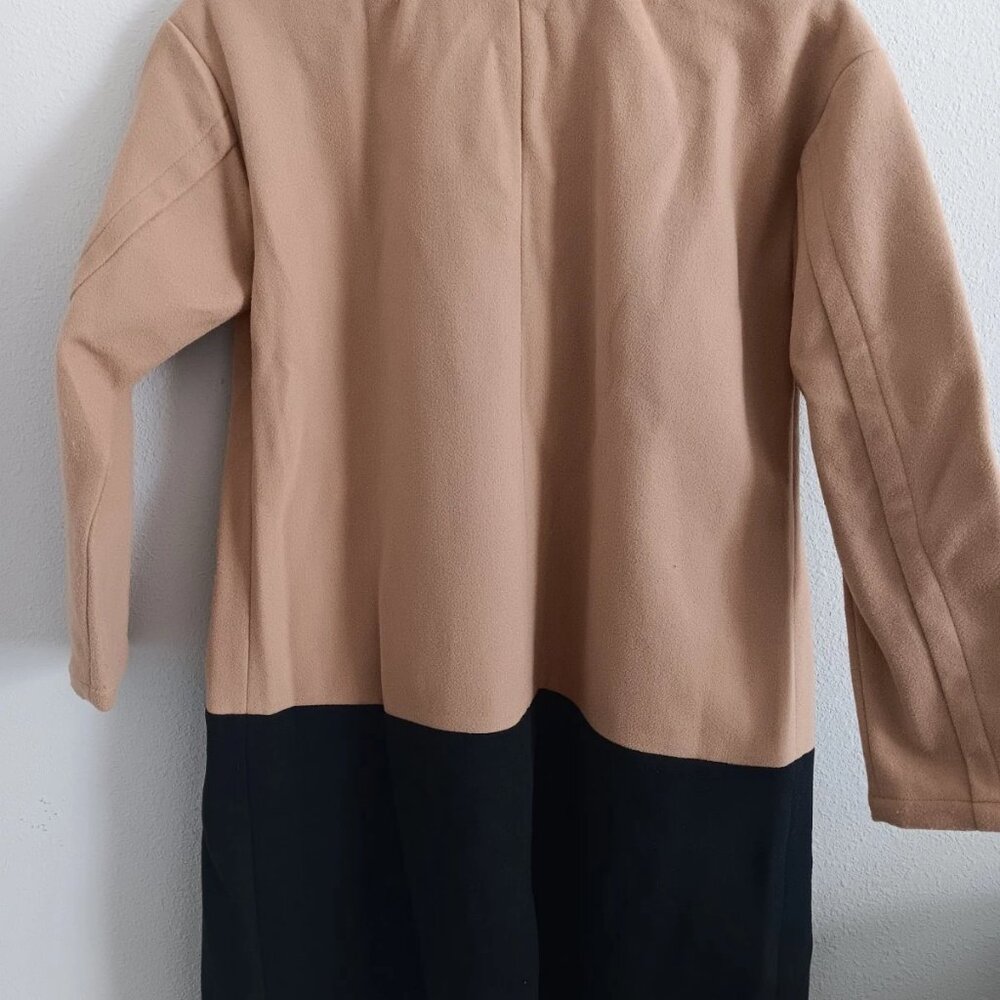 Carla Rockmore Collection REG The Muse Color Blocked Coat , Size Small a670442 - Picture 7 of 7